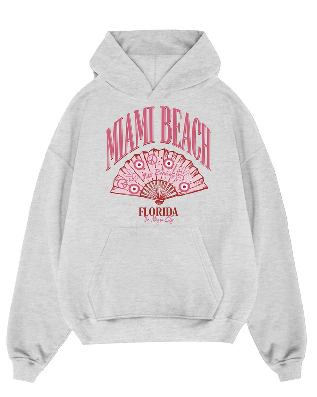 Miami Beach Hoodie Adults