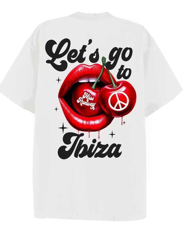 Let's Go To Ibiza Printed T-shirt Adult