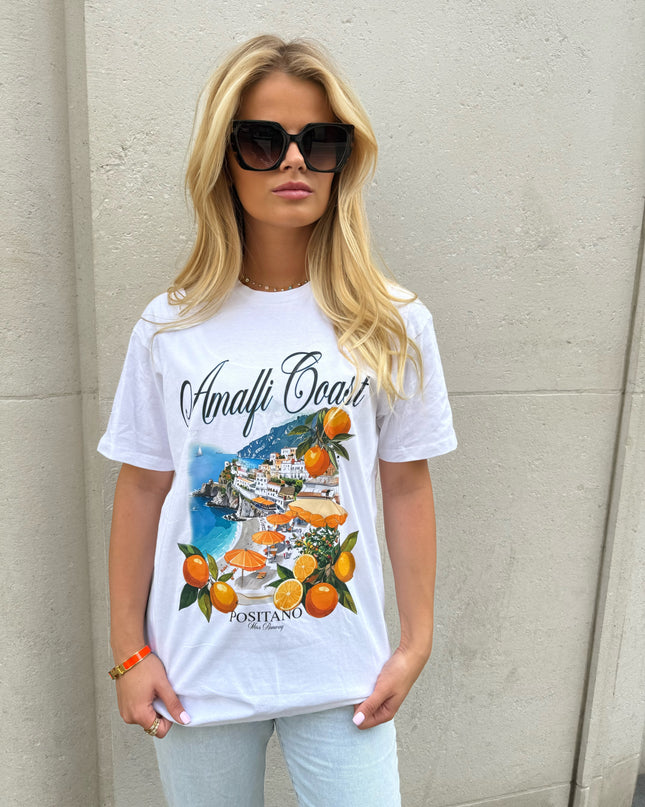 Amalfi Coast Printed T-shirt Adult
