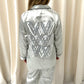 Miss Runway Grey Heart Pyjamas Silver