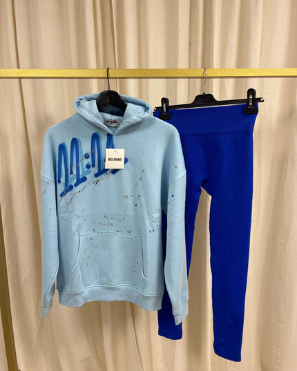 Make A Wish Spray Painted Hoodie & Leggings Kids