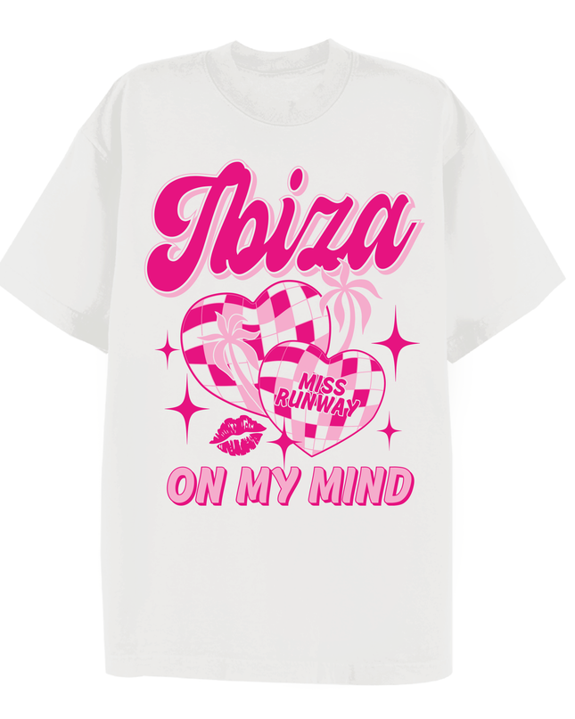 Ibiza On My Mind Printed T-shirt Adult