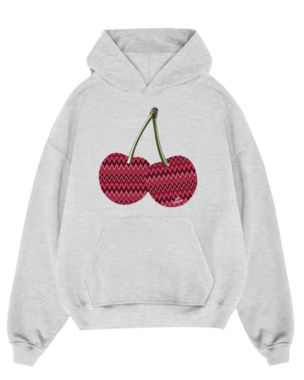 Zig Zag Cherry Hoodie Adults
