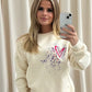 Multicoloured Leopard Print Sweatshirt Cream