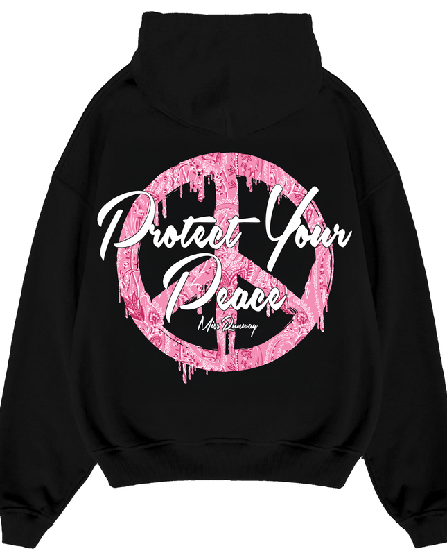 Protect Your Peace Paisley Printed Hoodie Adults