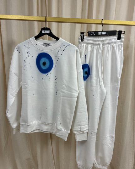 Protect Your Energy Spray Painted Sweatshirt Tracksuit Kids