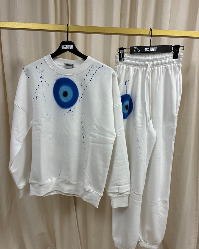 Protect Your Energy Spray Painted Sweatshirt Tracksuit Adult