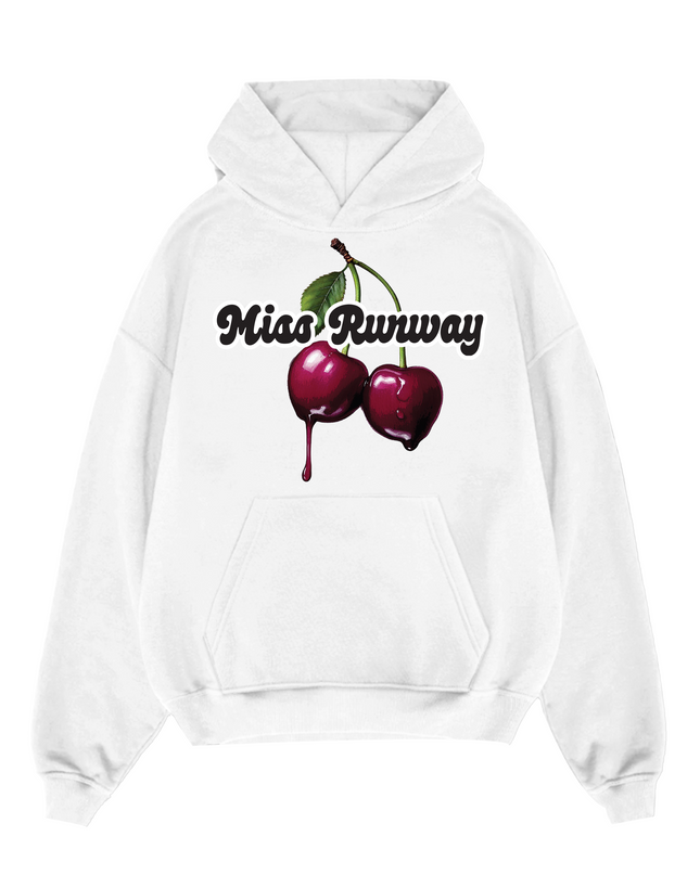 Miss Runway Cherry Hoodie Adults