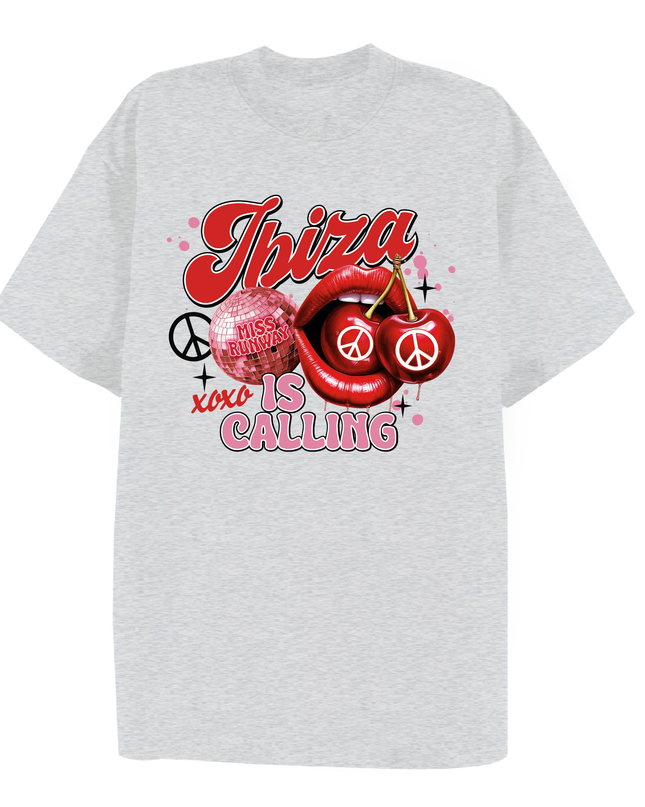 Ibiza Is Calling Printed T-shirt Adult