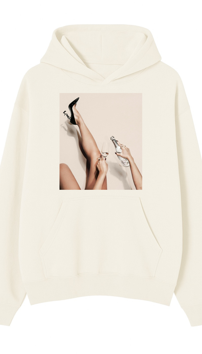 High Heels And Sparkles Hoodie – adult printed hoodie by Miss Runway