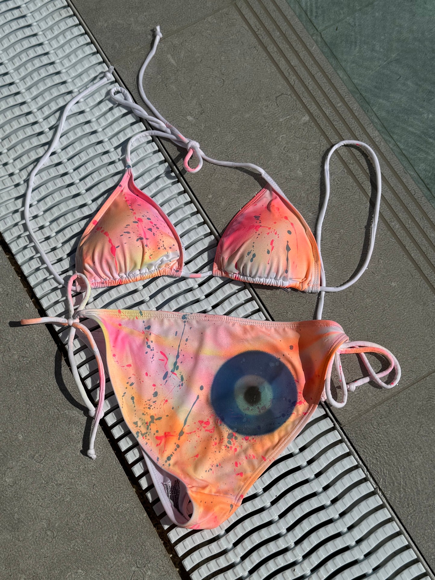 Neon Evil Eye Bikini