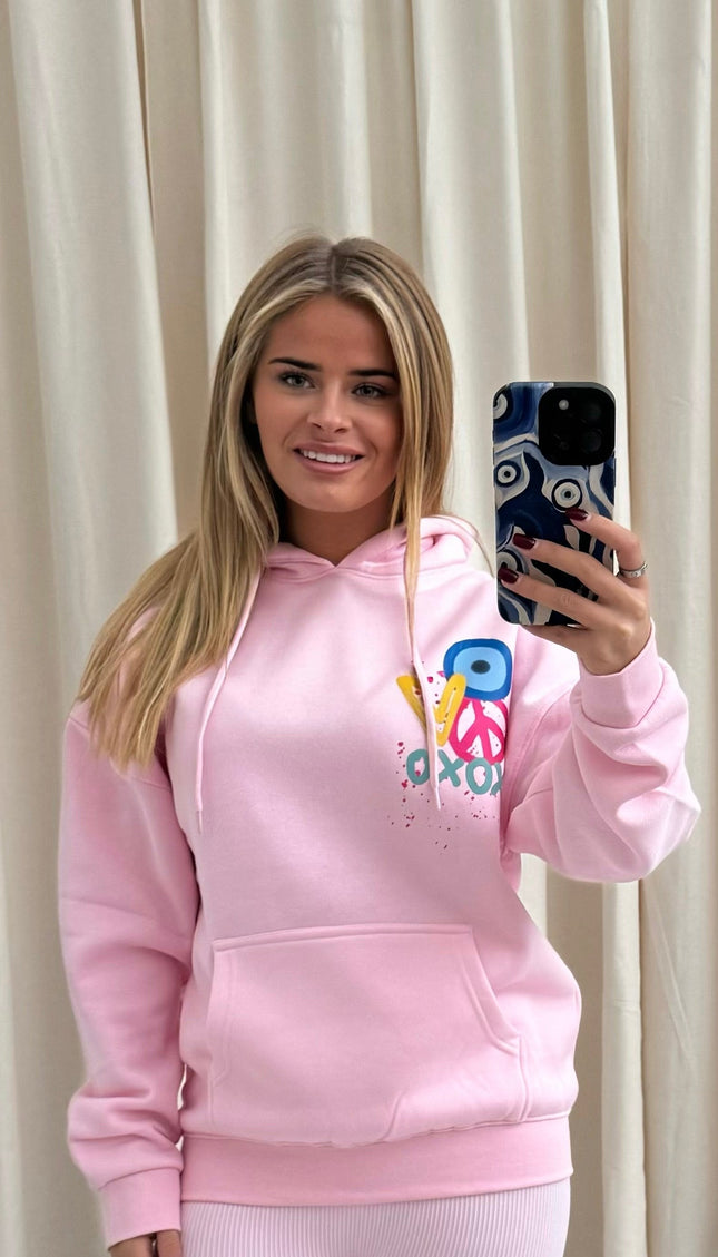 XOXO Printed Hoodie – adult printed hoodie by Miss Runway