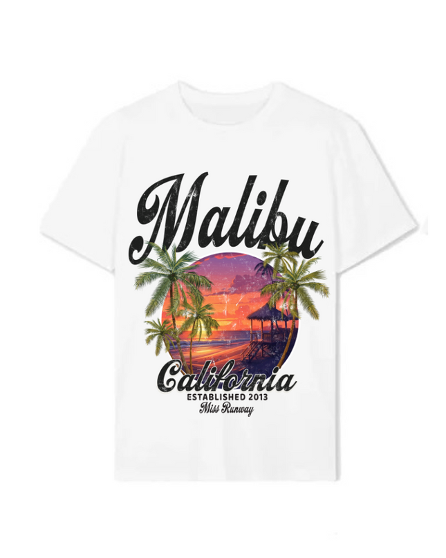 Malibu Printed T-shirt Adult