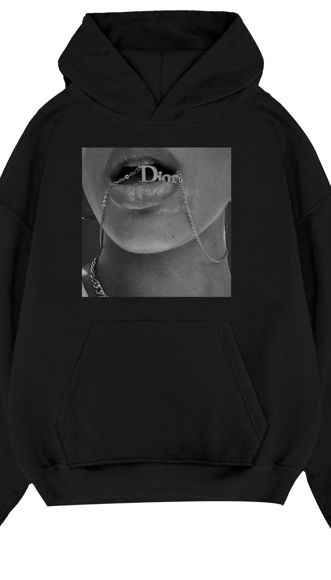 Silver Chain Hoodie – adult printed hoodie by Miss Runway