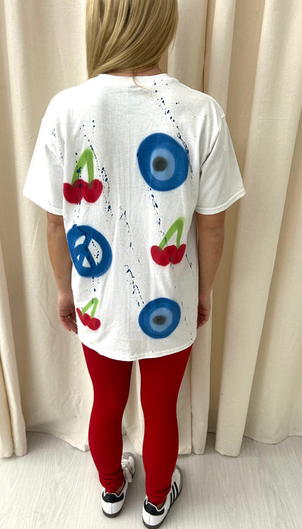 Evil Eye, Cherry T Shirt Legging Set