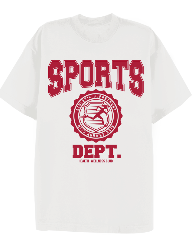 Sports Dept Printed T-shirt Adult