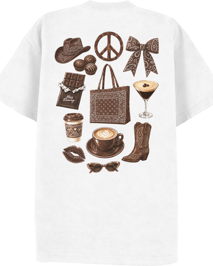 Paisley Reverie T-shirt Brown