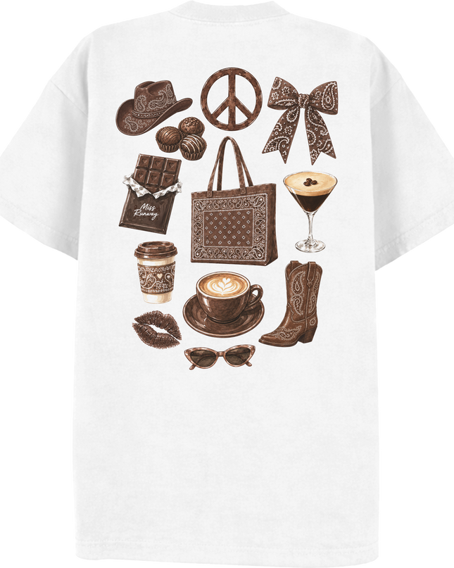 Paisley Reverie T-shirt Brown