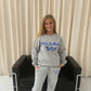 Miss Runway Sport Oversized Sweatshirt Tracksuit Grey