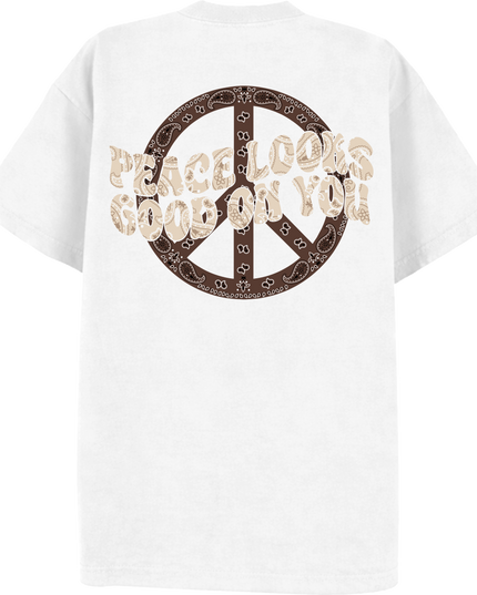 Peace Looks Good On You T Shirt