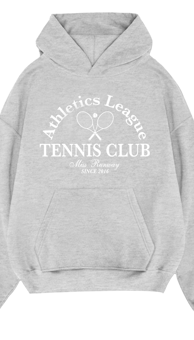 Athletics League Hoodie – adult printed hoodie by Miss Runway