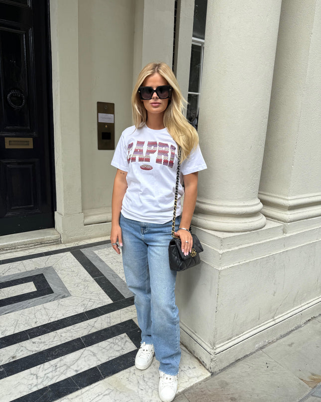 Capri Printed T-shirt Adult