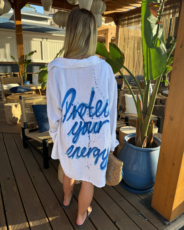 Protect Your Energy Beach Shirt