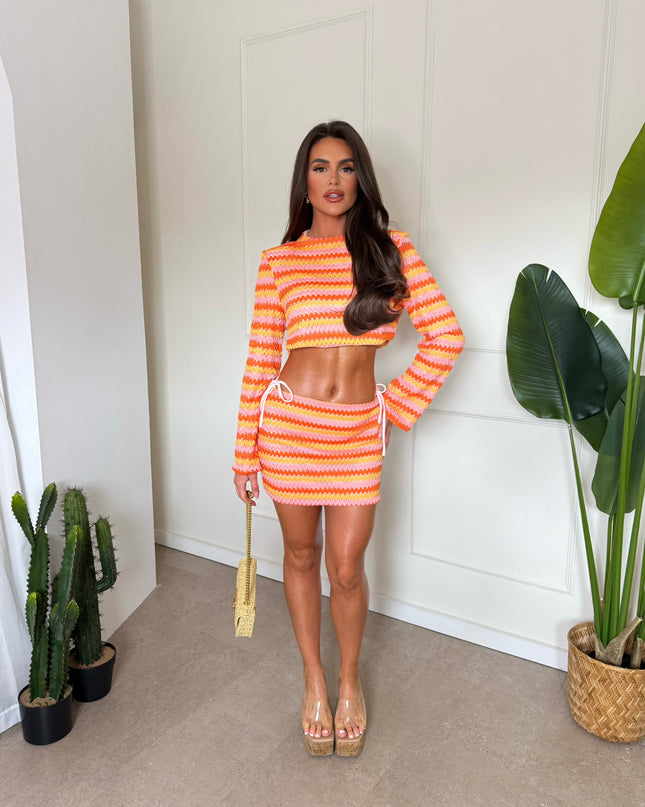 Riviera Co ord Orange