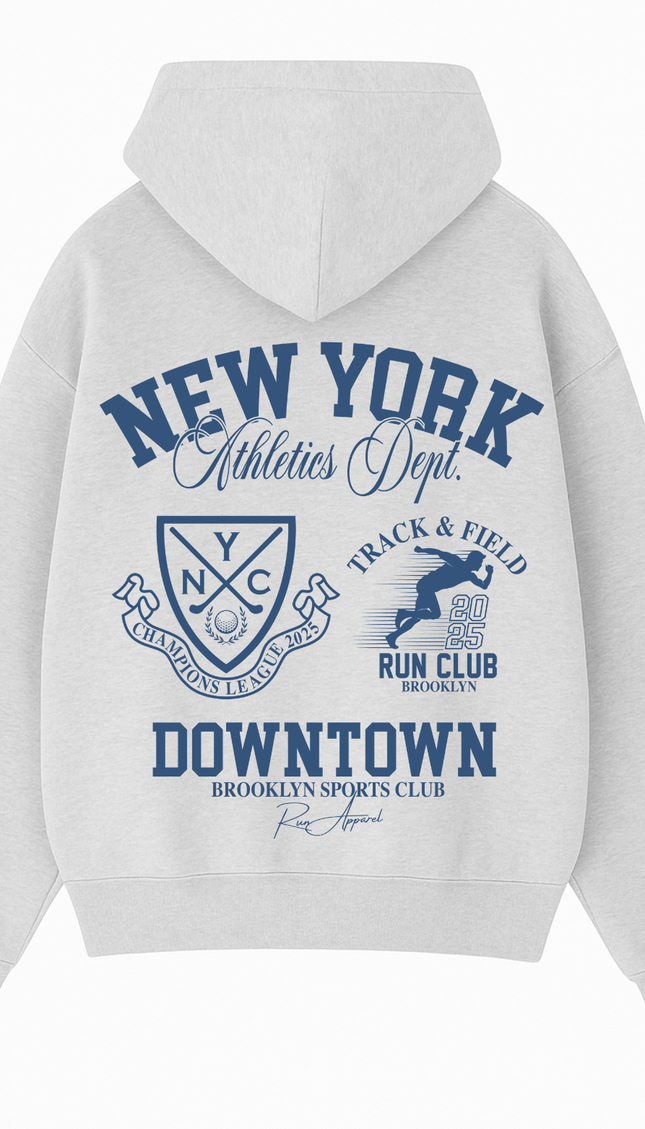 New York Downtown Hoodie – unisex printed hoodie by Miss Runway
