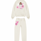 Miss Runway Doll Hooded Tracksuit Cream/Pink