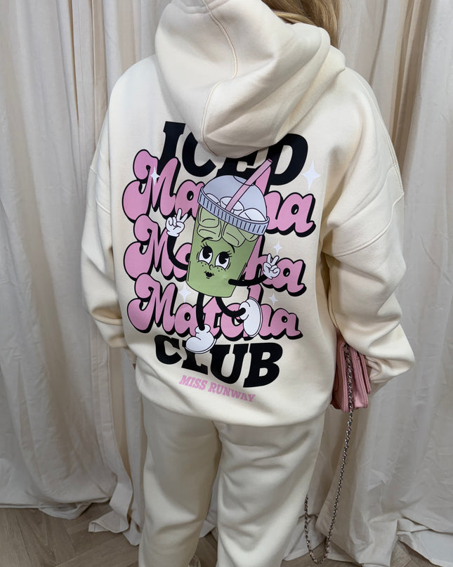 Iced Matcha Kids Hooded Tracksuit