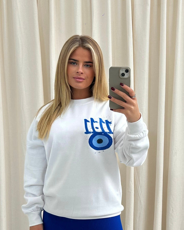 11:11 Printed Sweatshirt Adults