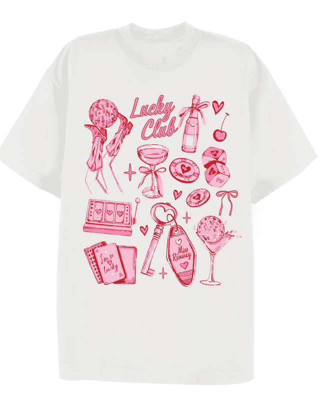 Lucky Club Printed T-shirt Adult