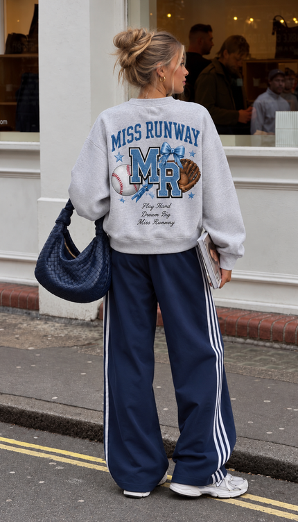 Miss Runway Baseball Club Sweatshirt