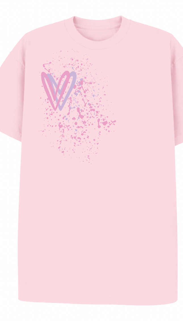 Pastel Heart Printed T-shirt by Miss Runway – image 2