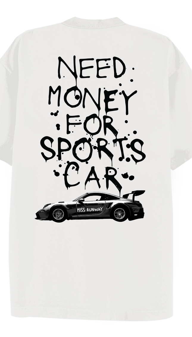 Need Money For Cars T-shirt Black