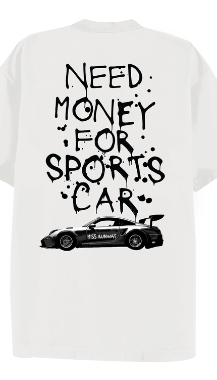 Need Money For Cars T-shirt Black