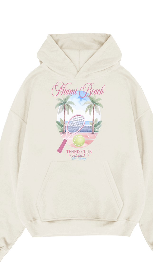 Miami Beach Tennis Club Hoodie – additional view