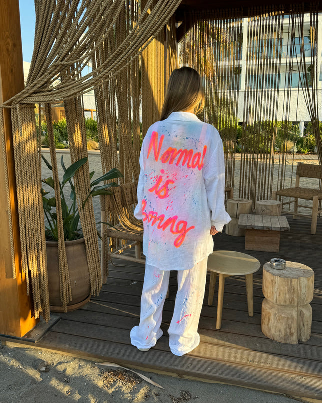 Normal Is Boring Beach Shirt