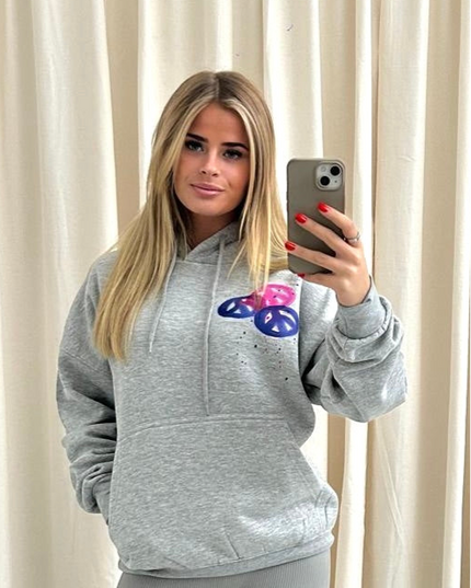 Peace + Love Printed Hoodie Adults