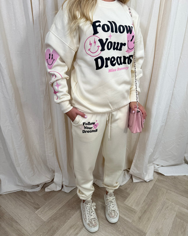 Follow Your Dreams Kids Sweatshirt Tracksuit