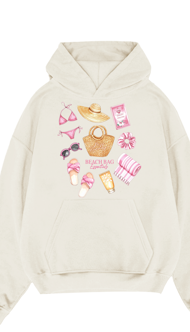 Beach Bag Essentials Hoodie by Miss Runway – image 2
