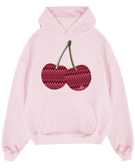 Zig Zag Cherry Hoodie Adults