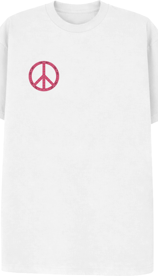 Paisley Peace T Shirt Fuchsia by Miss Runway – image 2