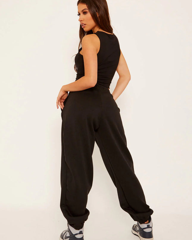 Basic Essentials Black Joggers