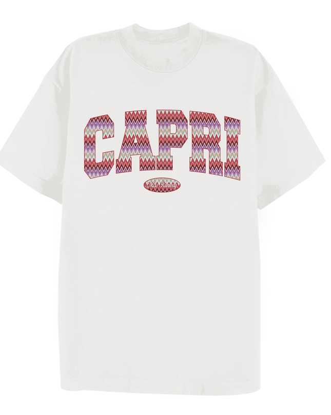 Capri Printed T-shirt Adult