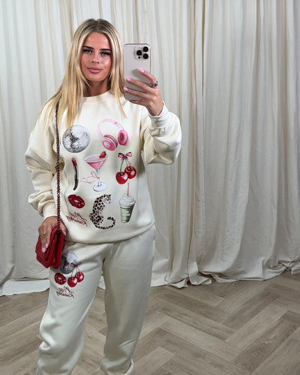 Girl Essentials Sweatshirt Tracksuit