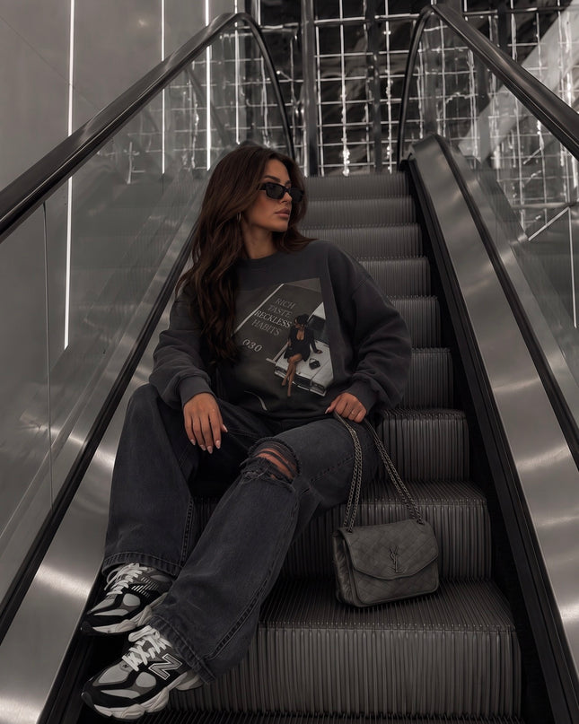 Rich Taste Reckless Habbits Sweatshirt