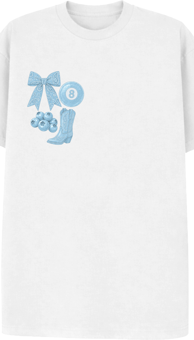 Paisley Reverie T-shirt Baby Blue by Miss Runway – image 2