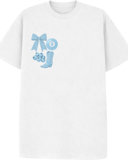 Paisley Reverie T-shirt Baby Blue